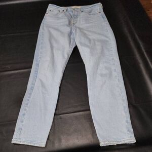 Levi's Womens Light Wash Wedgie Button Fly Jeans 28